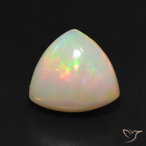 3.00ct 자연스러운 다색 오팔, 일조, 투명한