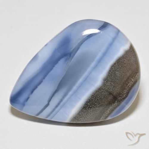 46.92ct 자연스러운 다색 오팔, 배 모양, 불투명체