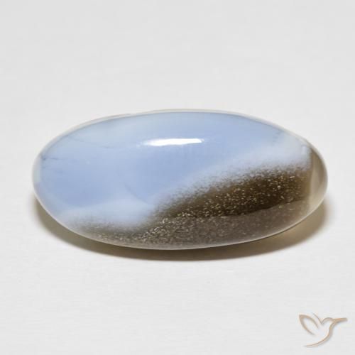 22.31ct 자연스러운 다색 오팔, 타원형, 불투명체