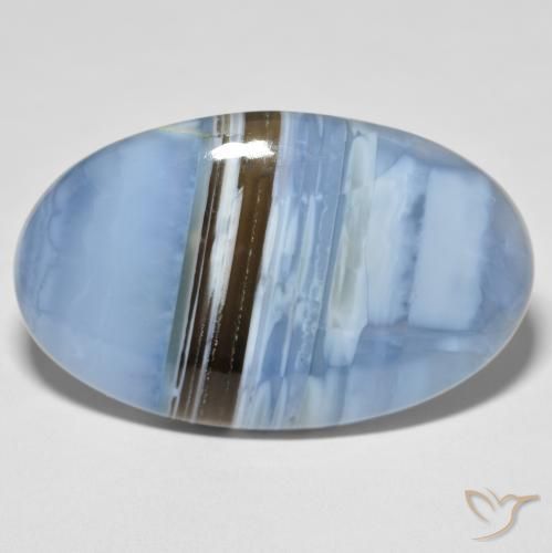 35.47ct 자연스러운 다색 오팔, 타원형, 불투명체
