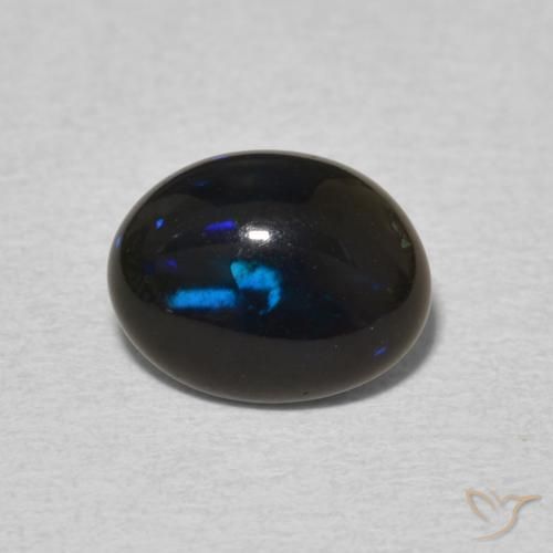 1.02ct 자연스러운 다색 오팔, 타원형, 불투명체