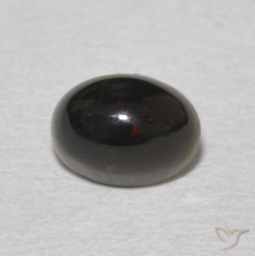 0.59ct 자연스러운 다색 오팔, 타원형, 불투명체