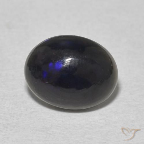 1.06ct 자연스러운 다색 오팔, 타원형, 불투명체