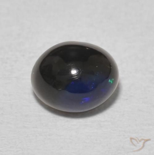 0.73ct 자연스러운 다색 오팔, 타원형, 불투명체