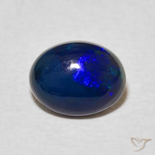 1.14ct 자연스러운 다색 오팔, 타원형, 불투명체