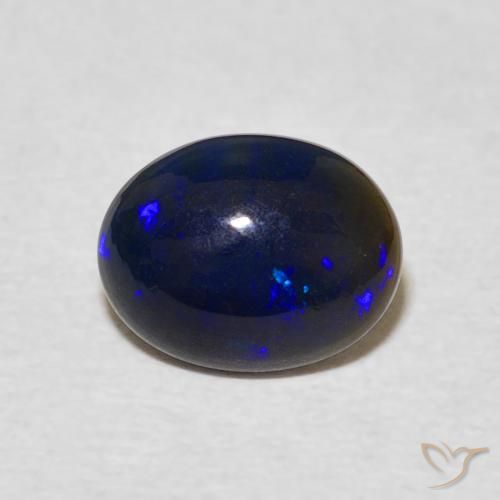 0.94ct 자연스러운 다색 오팔, 타원형, 불투명체