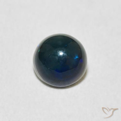 0.40ct 자연스러운 다색 오팔, 둥근, 불투명체