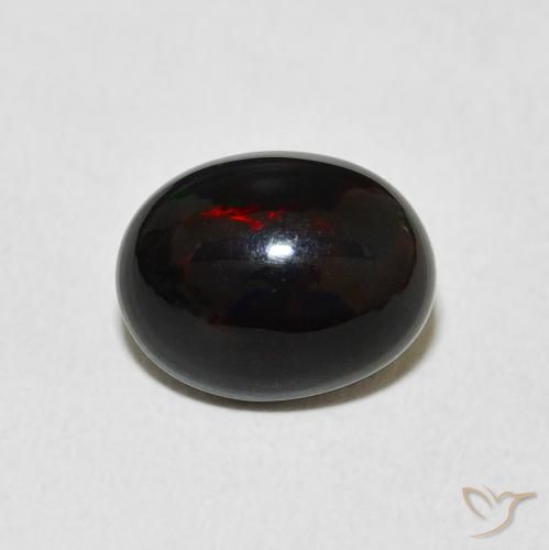2.42ct 자연스러운 다색 오팔, 타원형, 불투명체
