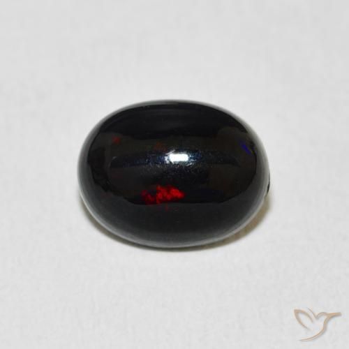 1.65ct 자연스러운 다색 오팔, 타원형, 불투명체