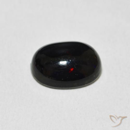 1.65캐럿 천연 다색 오팔, 타원형, 불투명체