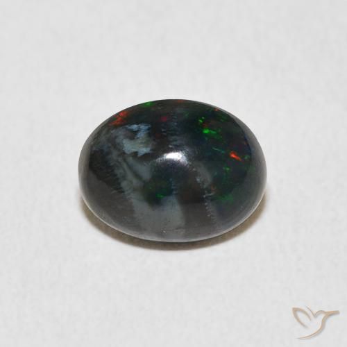 1.16ct 자연스러운 다색 오팔, 타원형, 불투명체