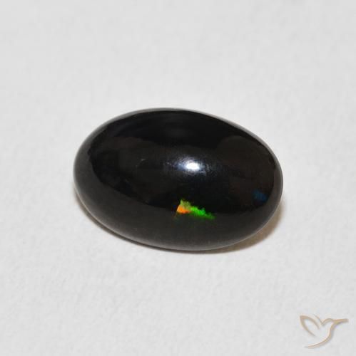 1.88ct 자연스러운 다색 오팔, 타원형, 불투명체