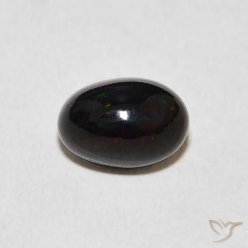 1.97ct 자연스러운 다색 오팔, 타원형, 불투명체