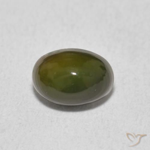 0.59ct 자연스러운 다색 오팔, 타원형, 불투명체