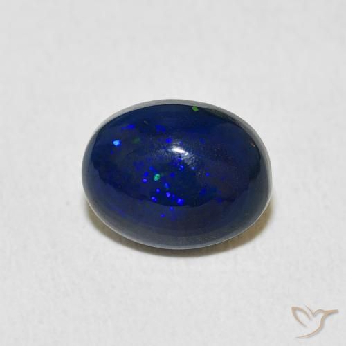 1.33ct 자연스러운 다색 오팔, 타원형, 불투명체