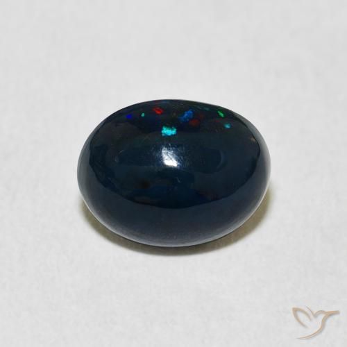 1.10ct 자연스러운 다색 오팔, 타원형, 불투명체