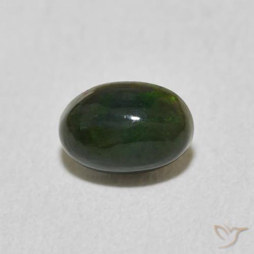 0.31ct 자연스러운 다색 오팔, 타원형, 불투명체