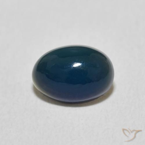 0.49ct 자연스러운 다색 오팔, 타원형, 불투명체