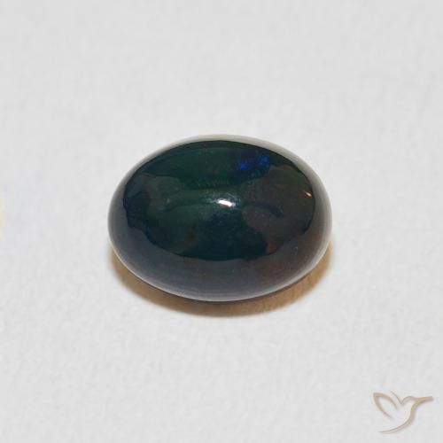 0.98ct 자연스러운 다색 오팔, 타원형, 불투명체