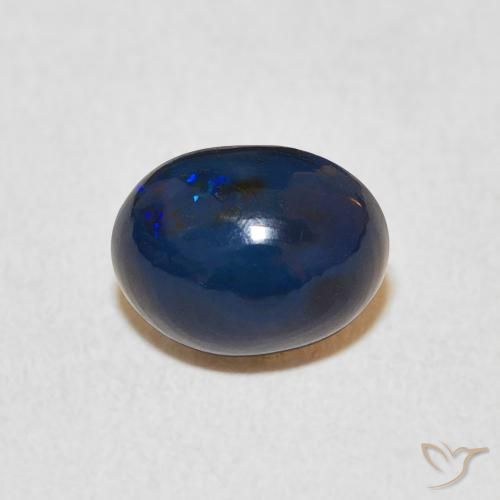 1.43ct 자연스러운 다색 오팔, 타원형, 불투명체