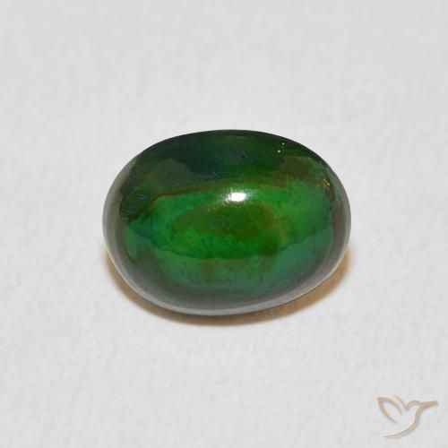 1.11ct 자연스러운 다색 오팔, 타원형, 불투명체