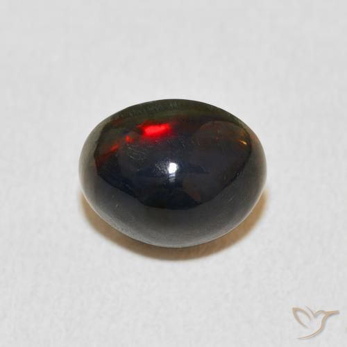 1.49ct 자연스러운 다색 오팔, 타원형, 불투명체