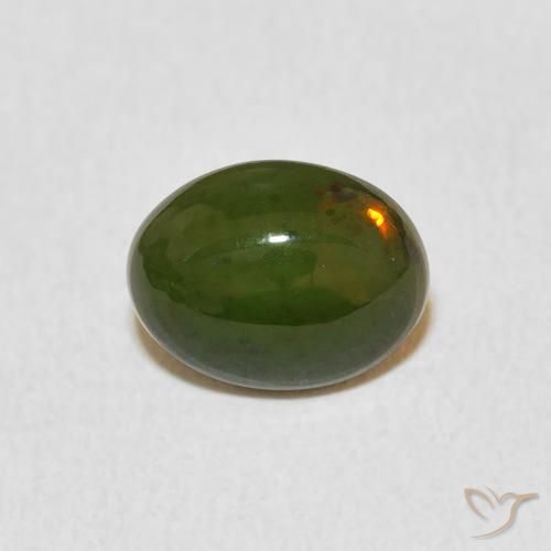 0.95ct 자연스러운 다색 오팔, 타원형, 불투명체