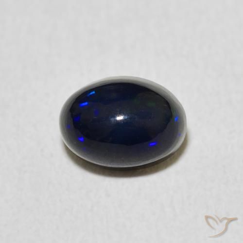 0.67ct 자연스러운 다색 오팔, 타원형, 불투명체