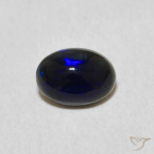 0.41ct 자연스러운 다색 오팔, 타원형, 불투명체