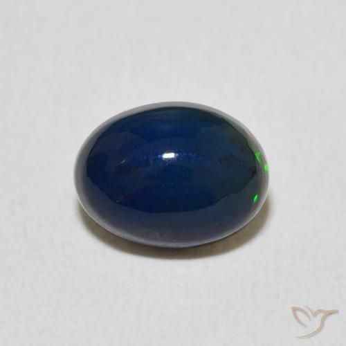 0.89ct 자연스러운 다색 오팔, 타원형, 불투명체