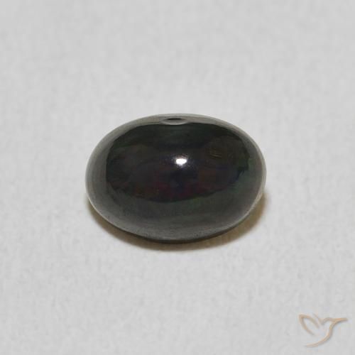 0.61ct 자연스러운 다색 오팔, 타원형, 불투명체