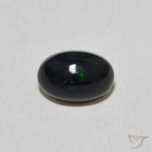0.48ct 자연스러운 다색 오팔, 타원형, 불투명체