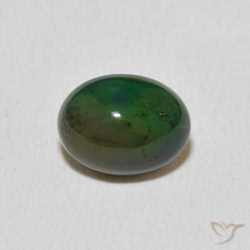 0.86ct 자연스러운 다색 오팔, 타원형, 불투명체