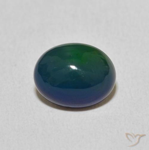 1.72ct 자연스러운 다색 오팔, 타원형, 불투명체