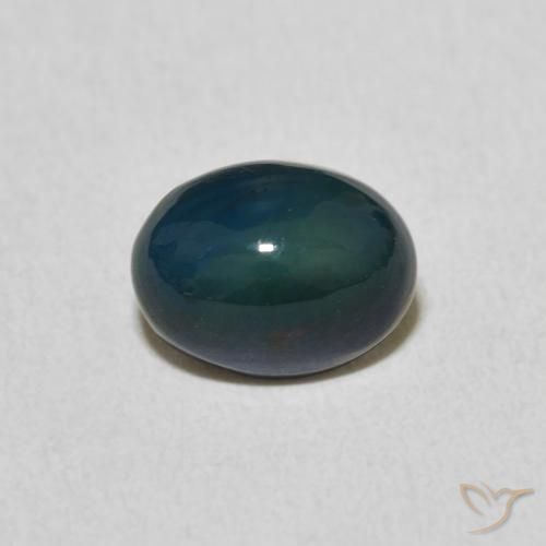 1.27ct 자연스러운 다색 오팔, 타원형, 불투명체