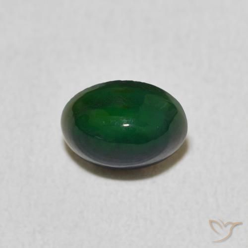 0.60ct 자연스러운 다색 오팔, 타원형, 불투명체