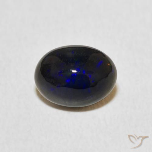 0.82ct 자연스러운 다색 오팔, 타원형, 불투명체
