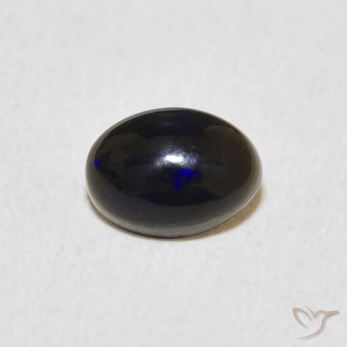 0.48ct 자연스러운 다색 오팔, 타원형, 불투명체