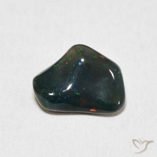 1.58ct 자연스러운 다색 오팔, 팬시한, 불투명체