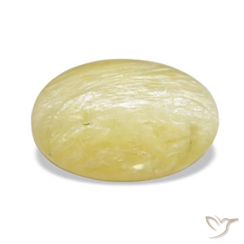 2.89ct 옐로우 오팔, 오벌, 불투명체