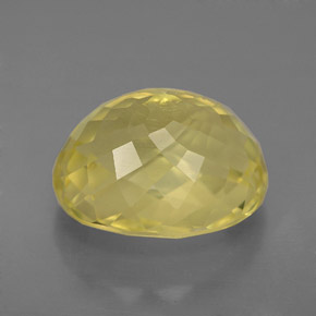 6.59캐럿 천연 레몬 오르토클레이스, 타원형 컷, 13.1×10.6 mm, VVS-VS