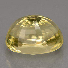 6.60캐럿 천연 레몬 오르토클레이스, 타원형 컷, 13×10 mm, VS