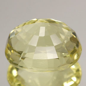 4.56캐럿 천연 레몬 오르토클레이스, 타원형 컷, 11.6×9.2 mm, VS