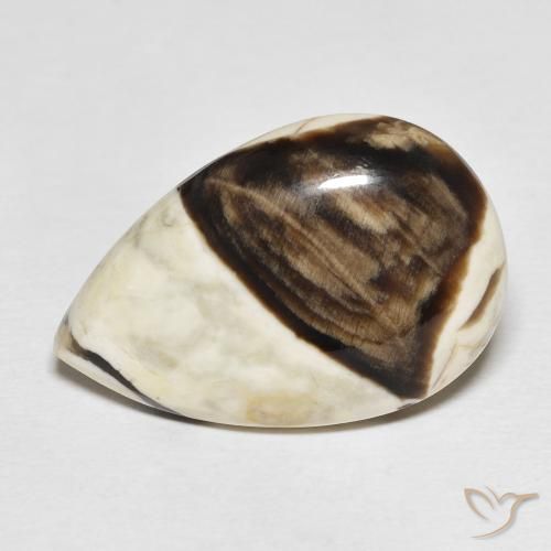 21.16ct 자연스러운 다색 땅콩나무, 배 모양, 불투명체