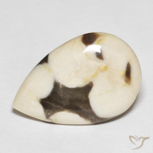 18.51ct 자연스러운 다색 땅콩나무, 배 모양, 불투명체
