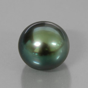 4.73캐럿 천연 그린 진주, 구형 / 볼, 8.82 mm, 불투명체