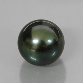 4.66캐럿 천연 그린 진주, 구형 / 볼, 8.78 mm, 불투명체