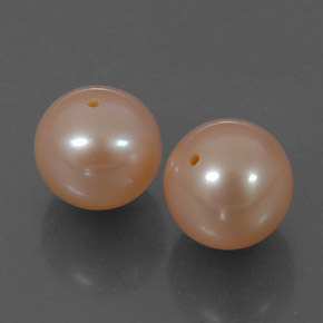 6.19캐럿 천연 라이트 핑크 진주 보석, 구형 / 볼, 7.65 mm, 불투명체