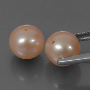 6.19캐럿 천연 라이트 핑크 진주 보석, 구형 / 볼, 7.65 mm, 불투명체