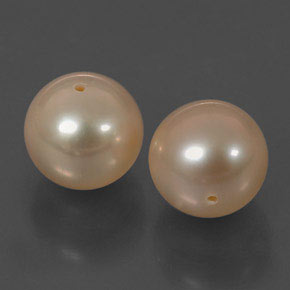 캐럿 천연 핑크 진주 보석, 구형 / 볼, 7.75 mm, 불투명체